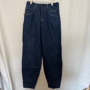 Vintage 80s Sasson High Waist Tapered Jeans Size 12 Blue Denim Made in USA